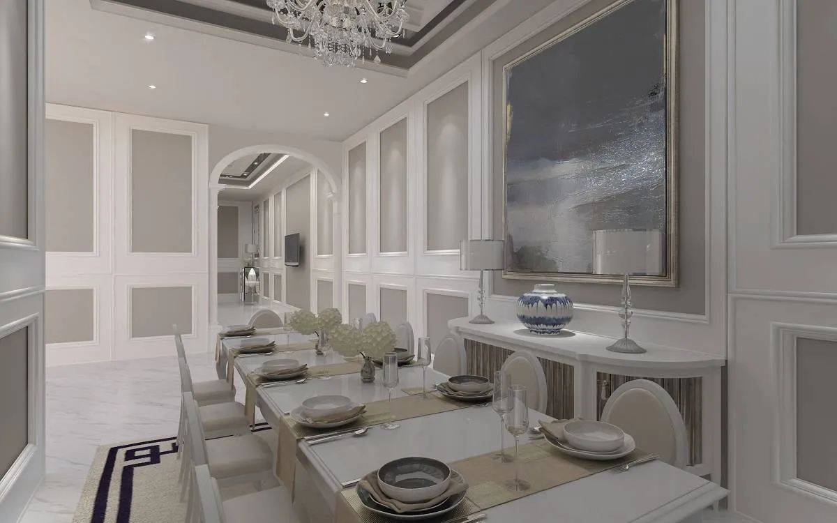 تصميم غرفة الطعام يتطلب تنسيق قطع الأثاث بالطريقة المناسبة