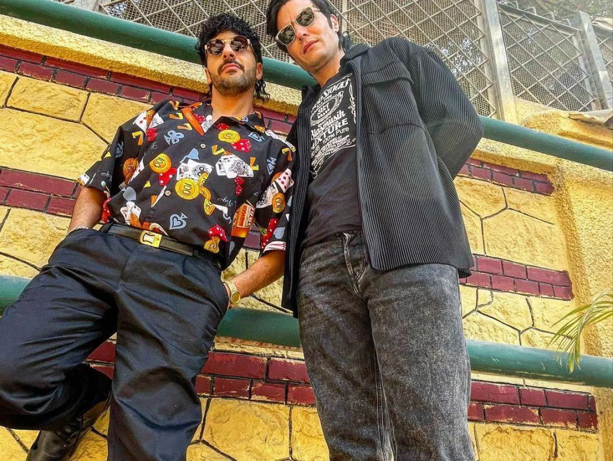 حسن أبو الروس وأمير عيد - صورة من حساب حسن على إنستجرام