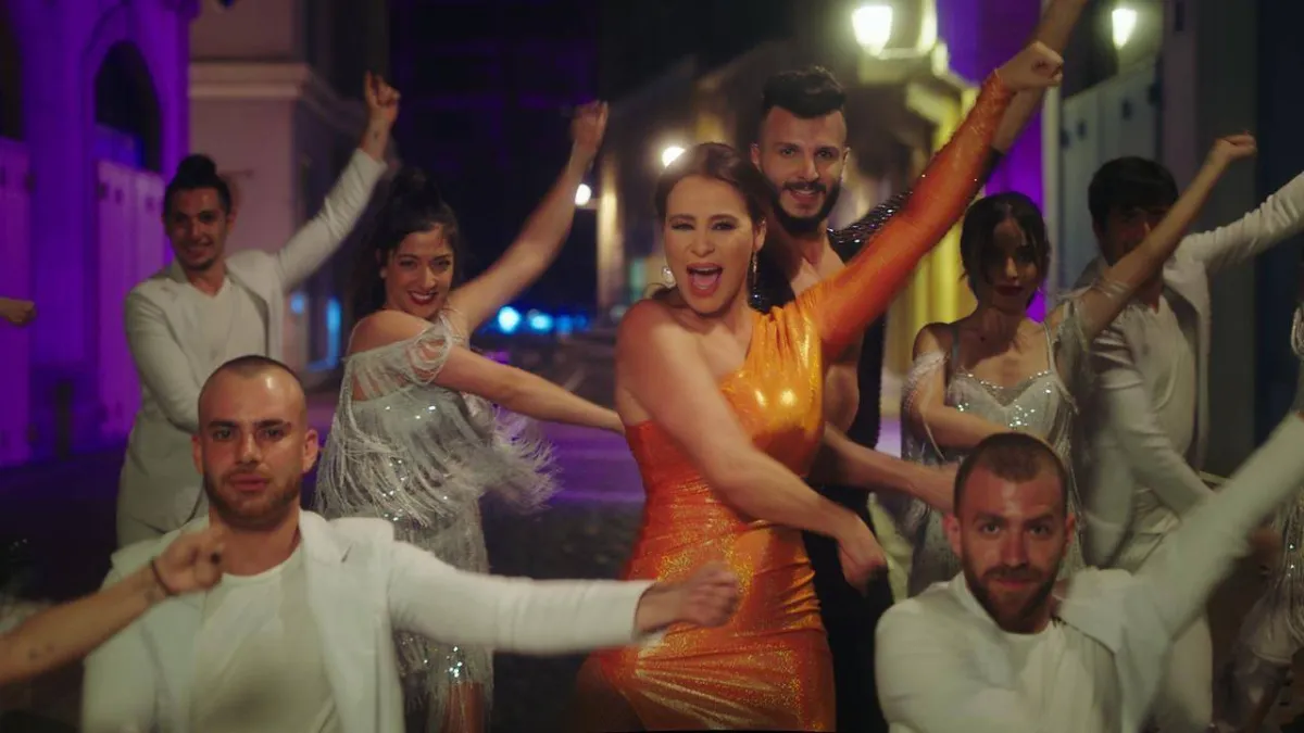 كارول سماحة من الفيديو كليب- الصورة من المكتب الإعلامي للفنانة