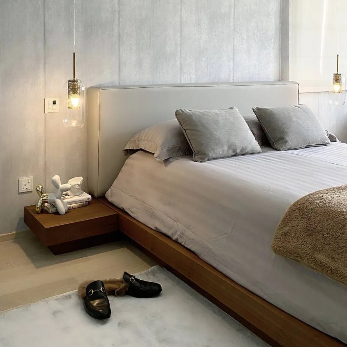 غرفة نوم من تصميم المهندسة سميرة أمير