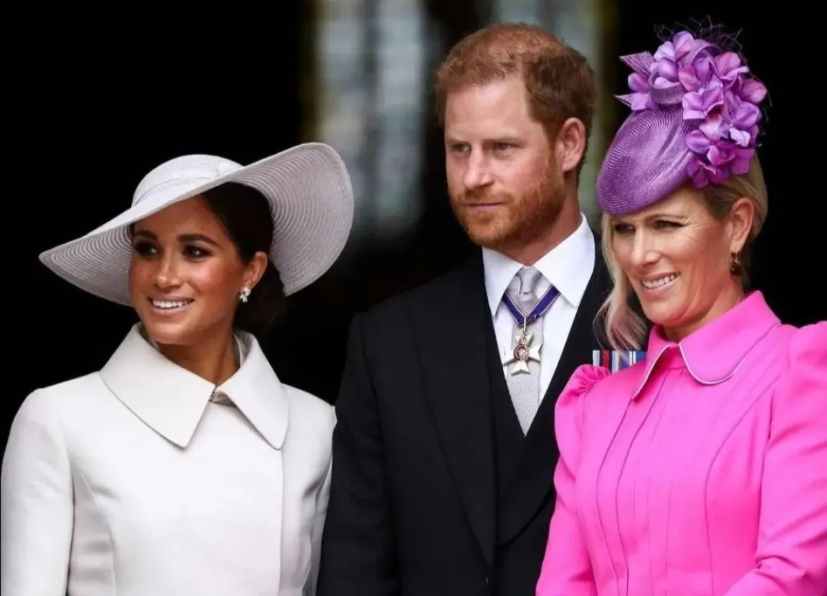 إنضمام الأمير هاري وميغان ماركل للعائلة المالكة البريطانية في قداس الشكر- الصورة من حساب Europe Royals على إنستغرام