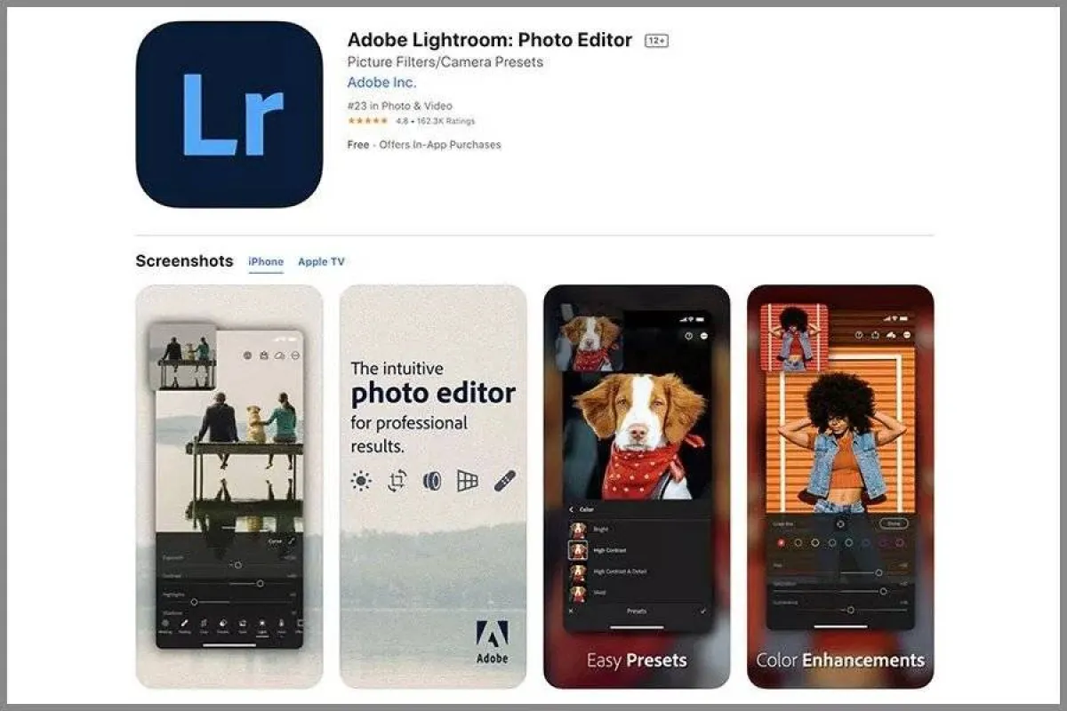 صورة تطبيق Adobe Lightroom