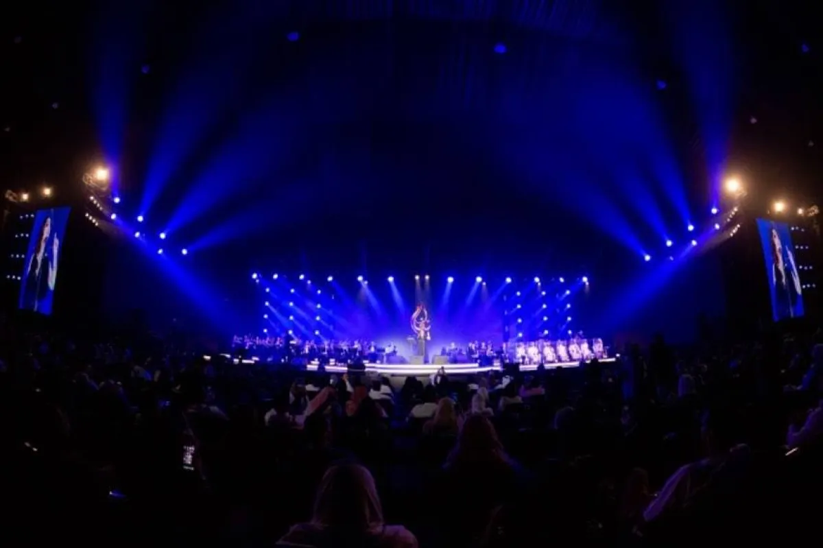 الحضور الجماهيري في حفل أنغام - صورة من حساب موسم جدة على إنستجرام