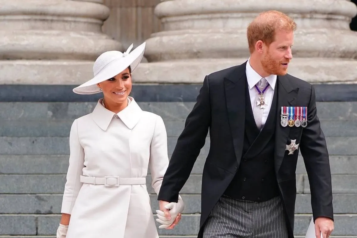 إطلالة ميغان ماركل في اليوبيل البلاتيني