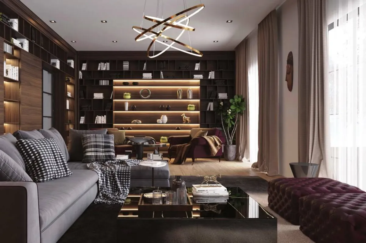 الجدران المكسوّة بالخشب جذّابة في الديكور الداخلي