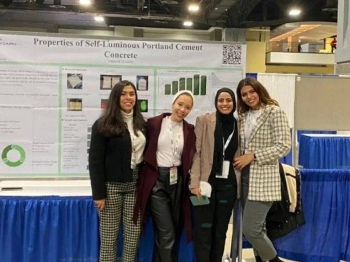 طالبات يطوّرن خرسانة تضيء ليلاً 