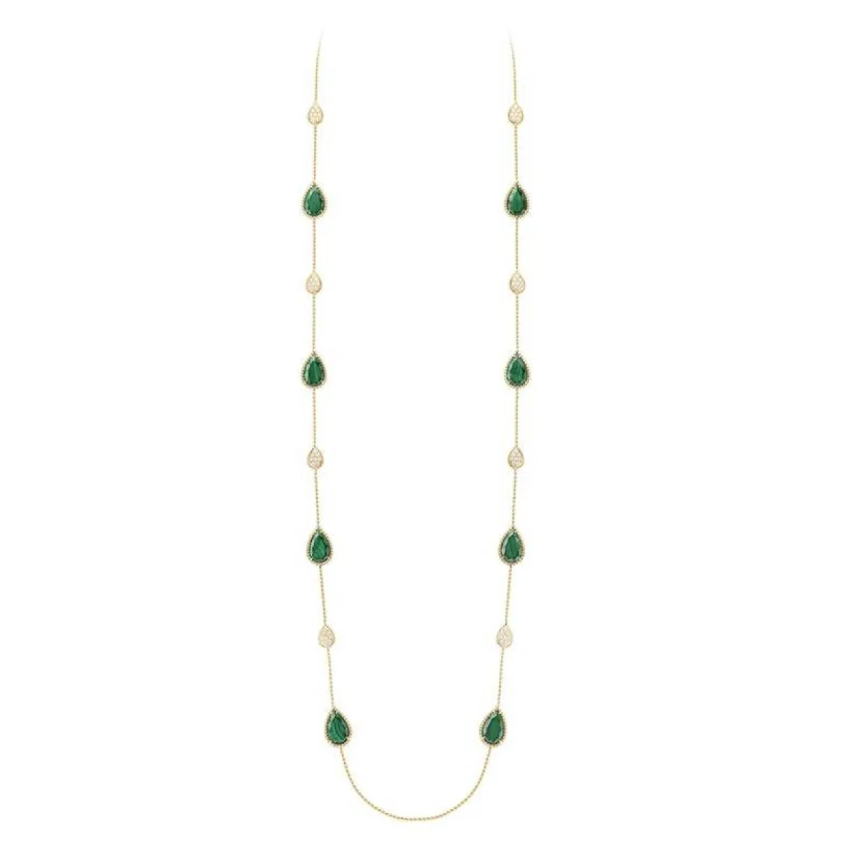 سلسلة مرصعة بحجر الملاكيت من بوشرون Boucheron