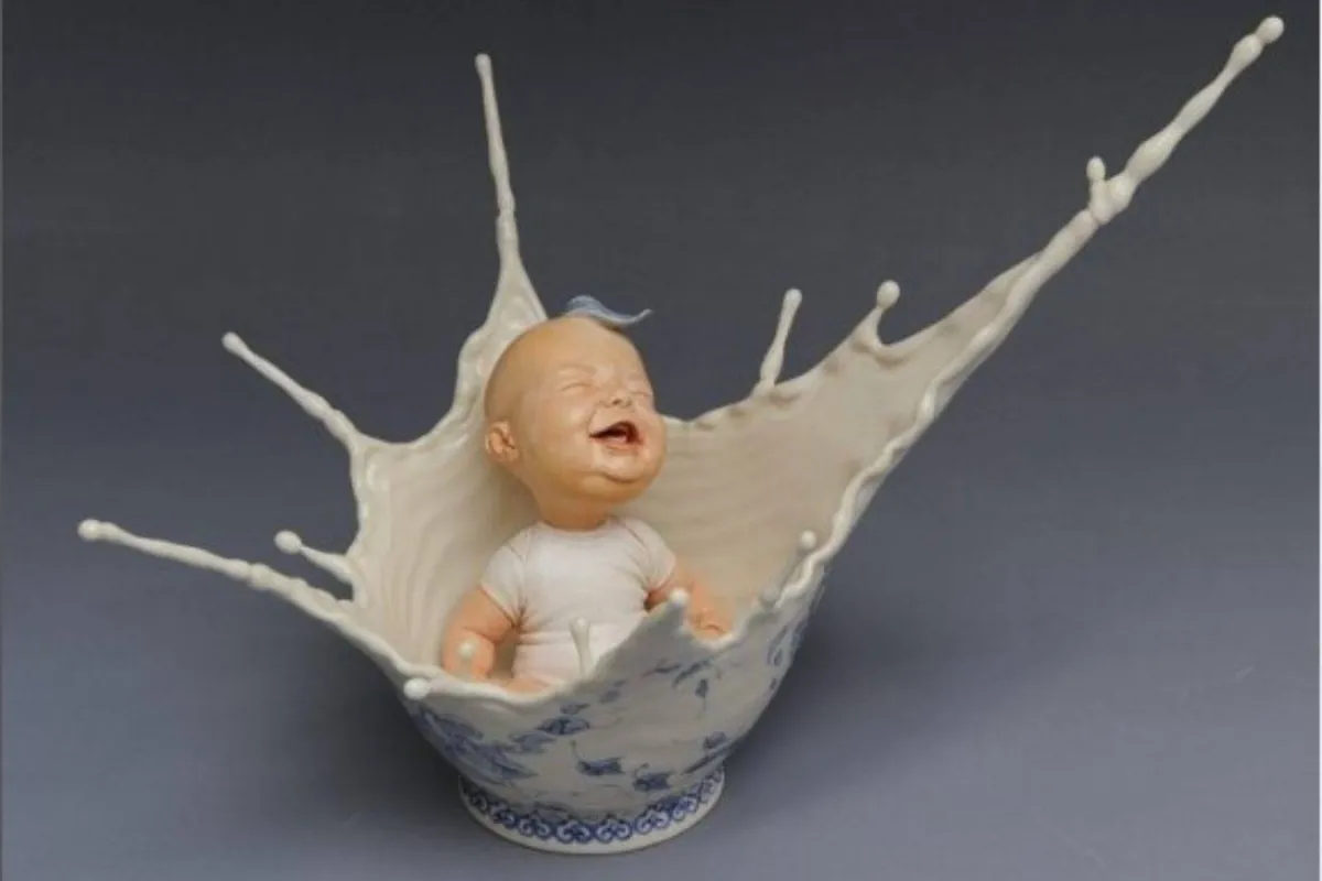 منحوتات جونسون تسانغ الطفولية 