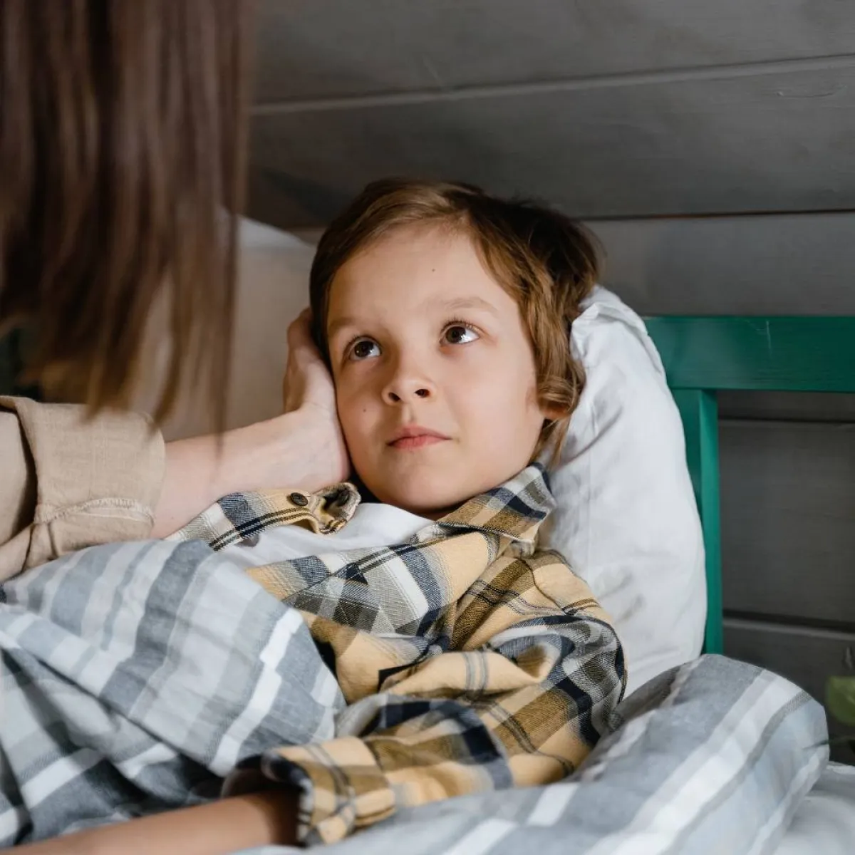 صورة لطفلة مريضة