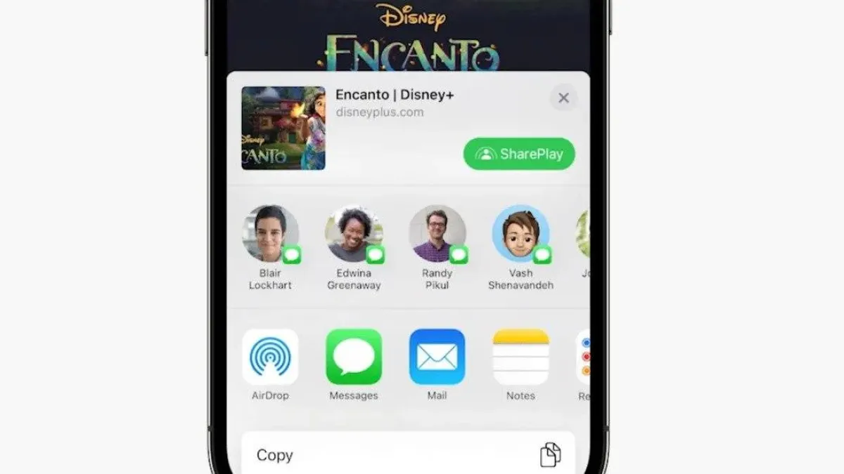 صورة تطبيق الرسائل على آيفون