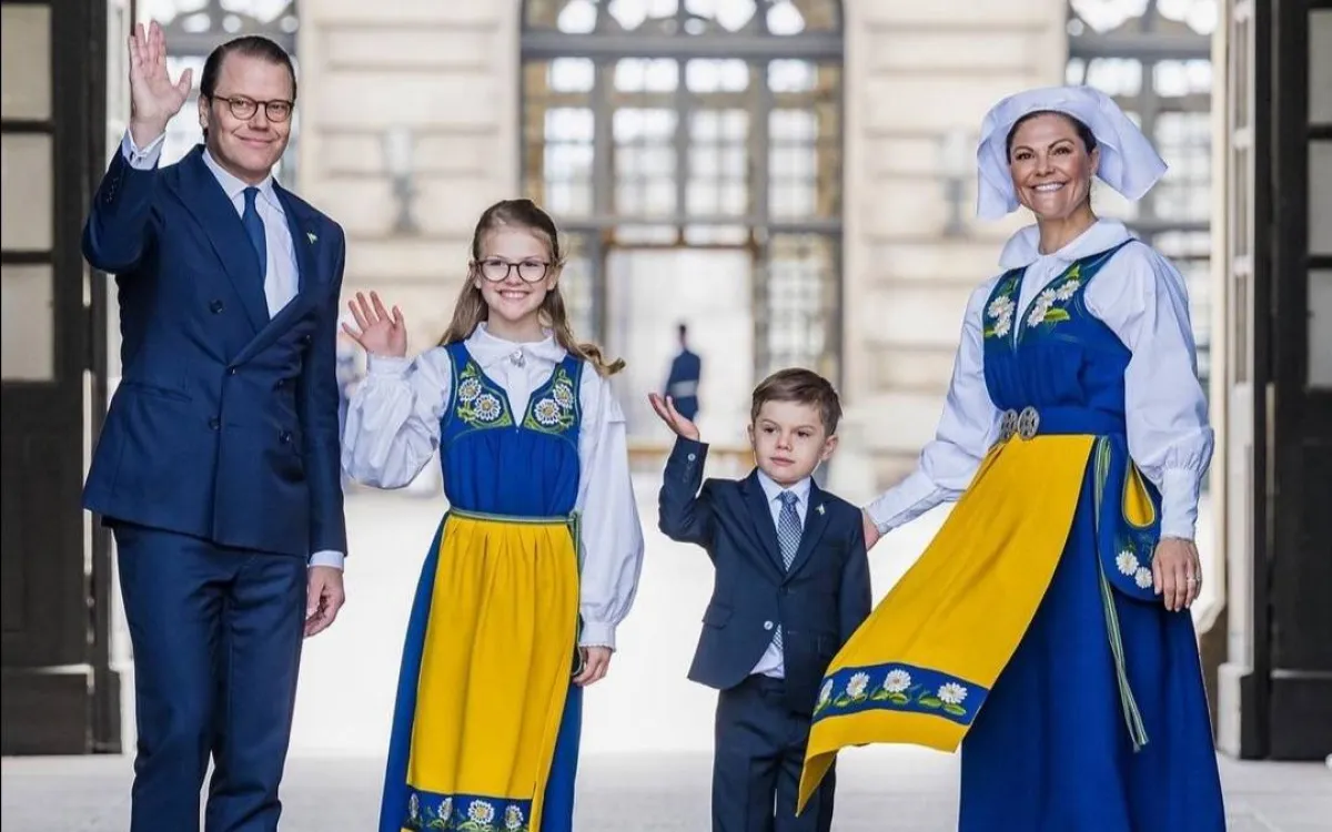 العائلة المالكة السويدية تحتفل باليوم الوطني السويدي- الصورة من حساب البيت الملكي السويدي على إنستغرام