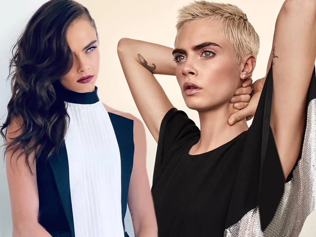 تسريحات شعر كارا ديليفين