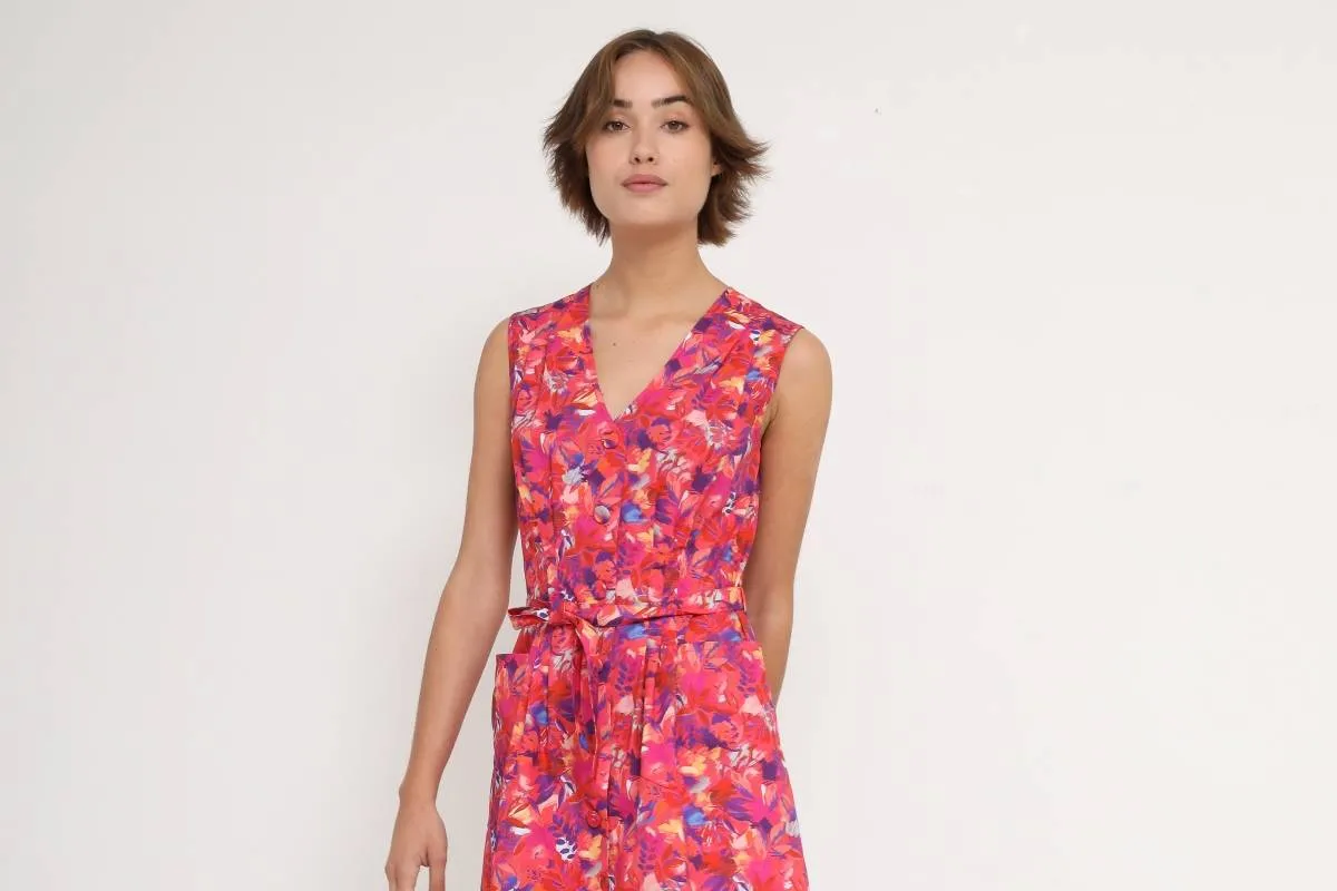 فساتين كاجوال بألوان زاهية