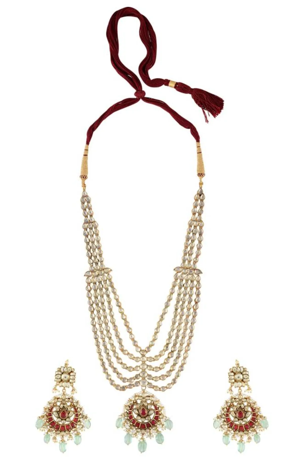 طقم مجوهرات هندية من أمرابالي Amrapel 