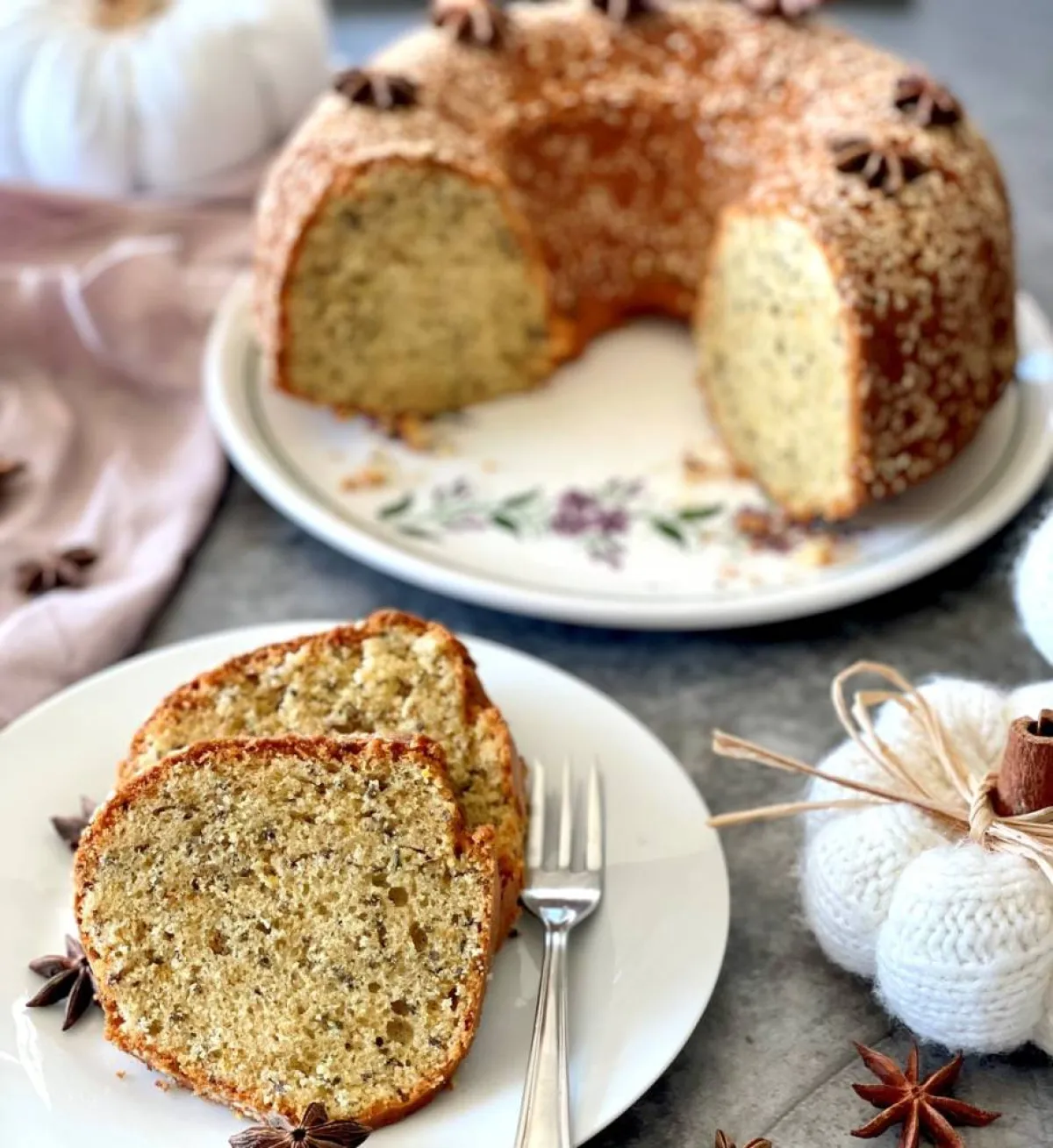 صورة كيكة اليانسون بالبرتقال