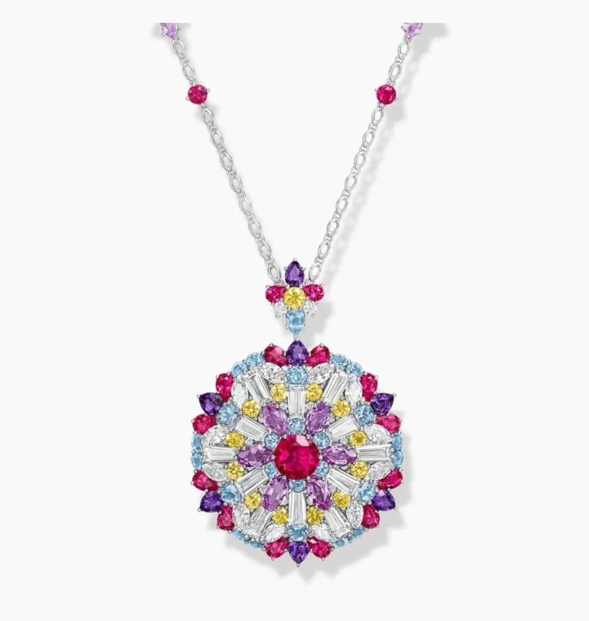 قلادة Winston Kaleidoscope من هاري وينستون Harry Winston 