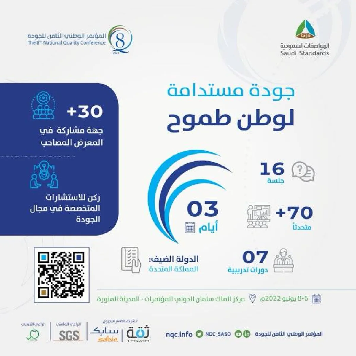 اختتام فعاليات المؤتمر الوطني الثامن للجودة وهذه أبرز توصياته - الصورة من حساب المؤتمر على تويتر