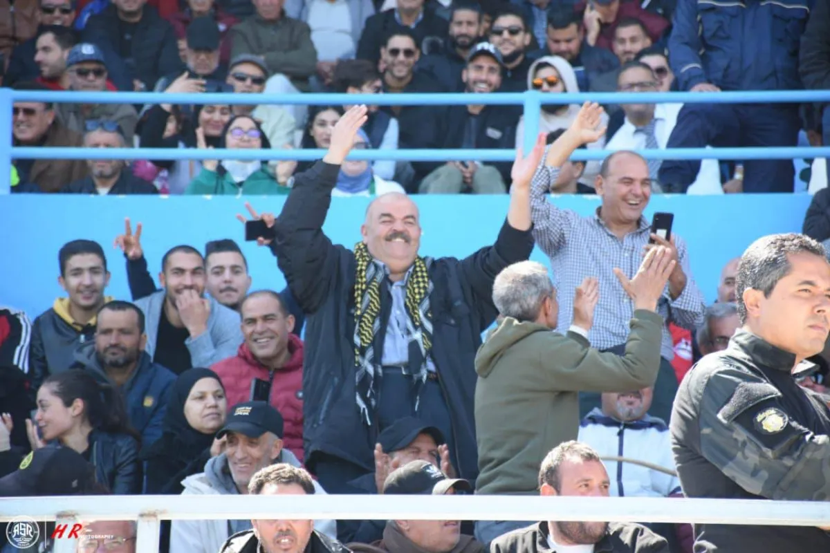 مشهد من انصار  نادي مستقبل  رجيش 