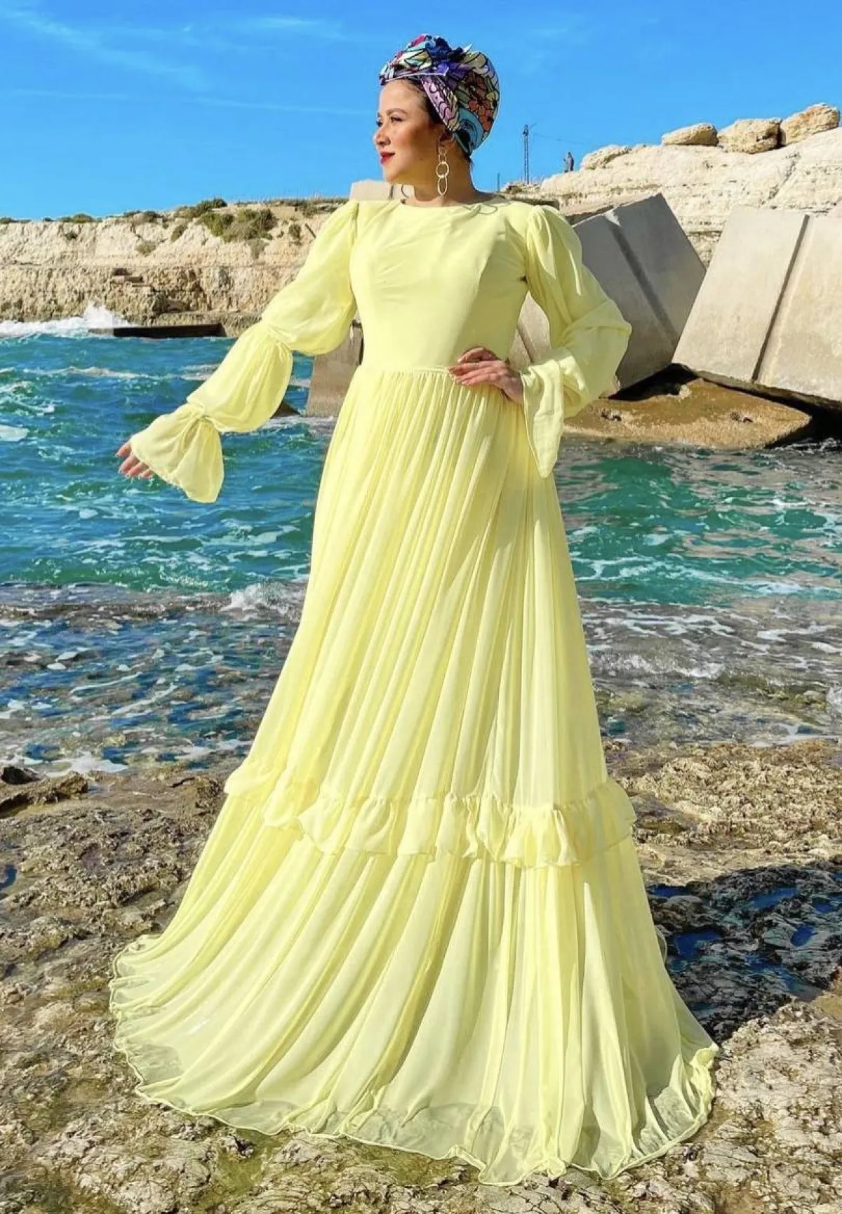 فستان الباستيل