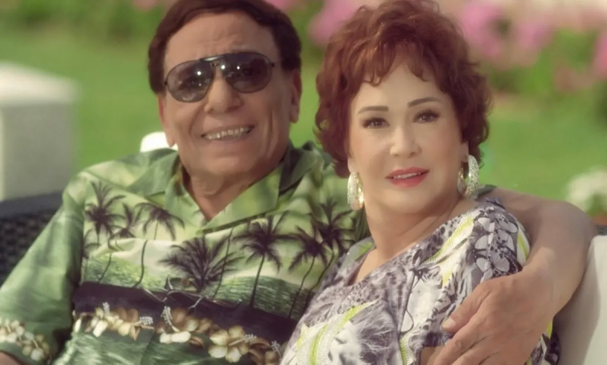 عادل إمام والفنانة لبلبة في أحد أعمالهما - الصورة من أرشيف المحرر