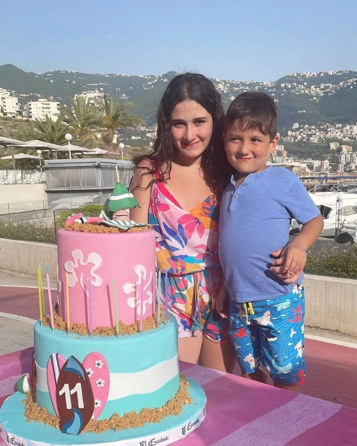 تالية وكريستيانو- صورة من حساب الفنانة سيرين عبد النور على إنستجرام