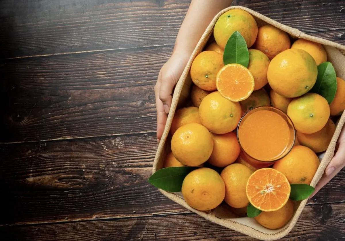 البرتقال للبشرة