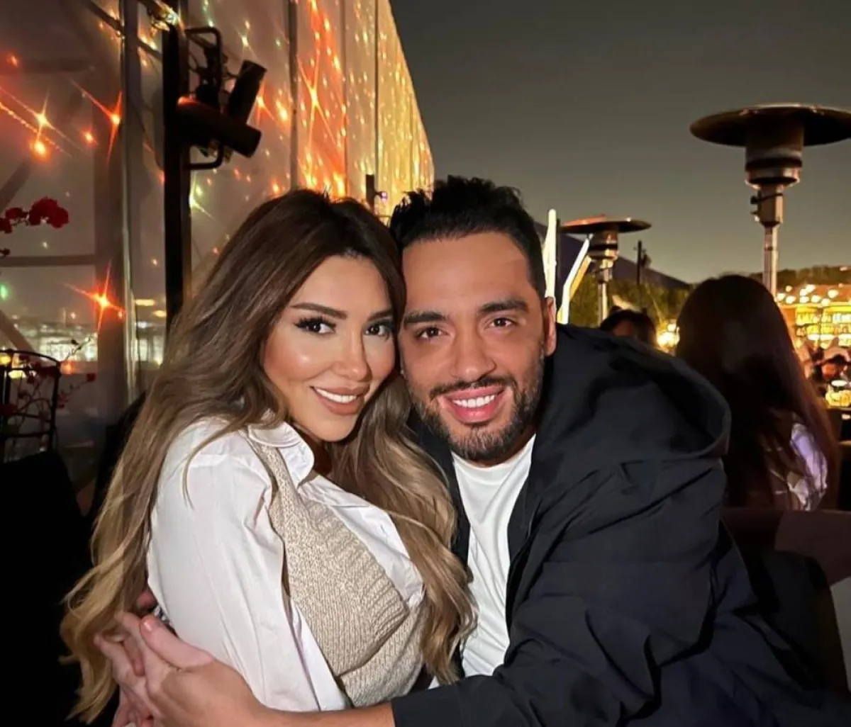 رامي جمال وزوجته ناريمان - الصورة من حسابه على انستغرام