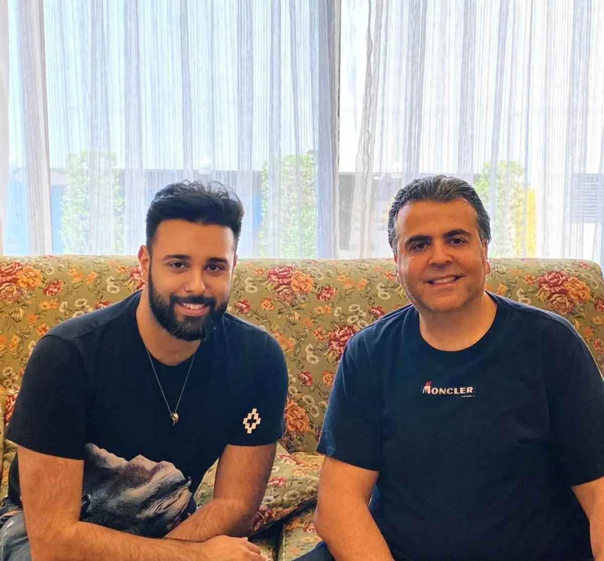 جمال سنان وفهد العليوة- الصورة من المركز الإعلامي لشركة " إيغل فيلمز"