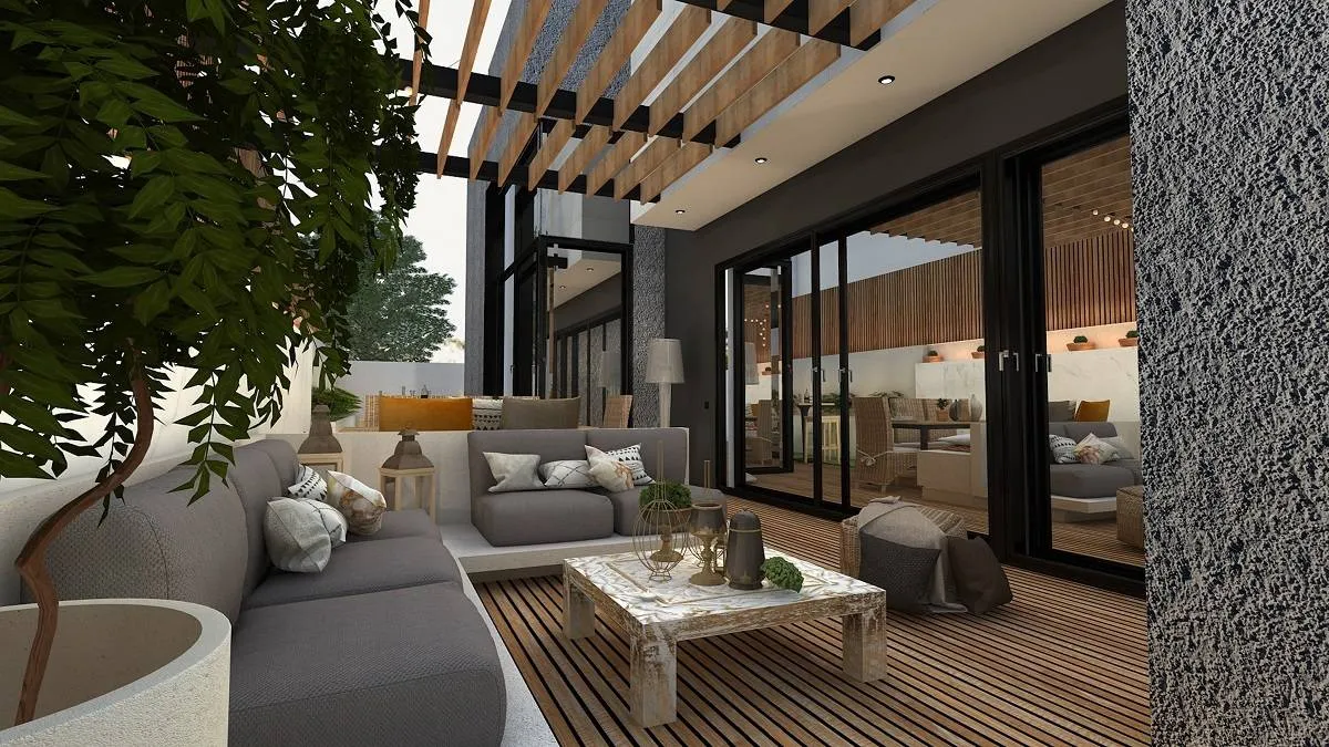 ديكورات جذابة للشرفة