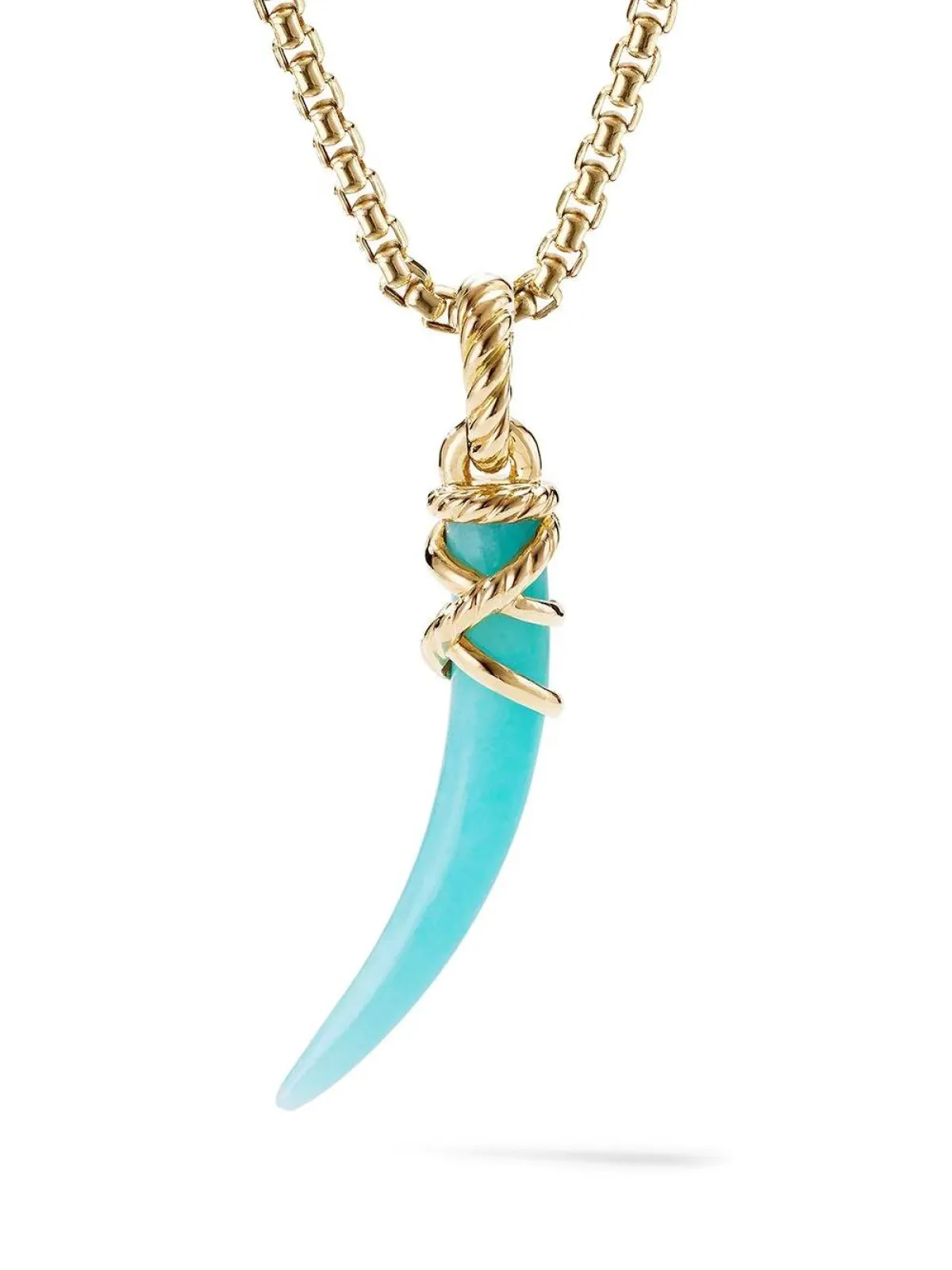 قلادة مرصعة بحجر الأمازونيت من ديفيد يورمان David Yurman