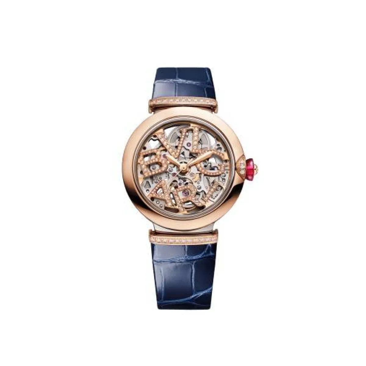 ساعة مزينة بشعار الماركة من بلغاري Bvlgari