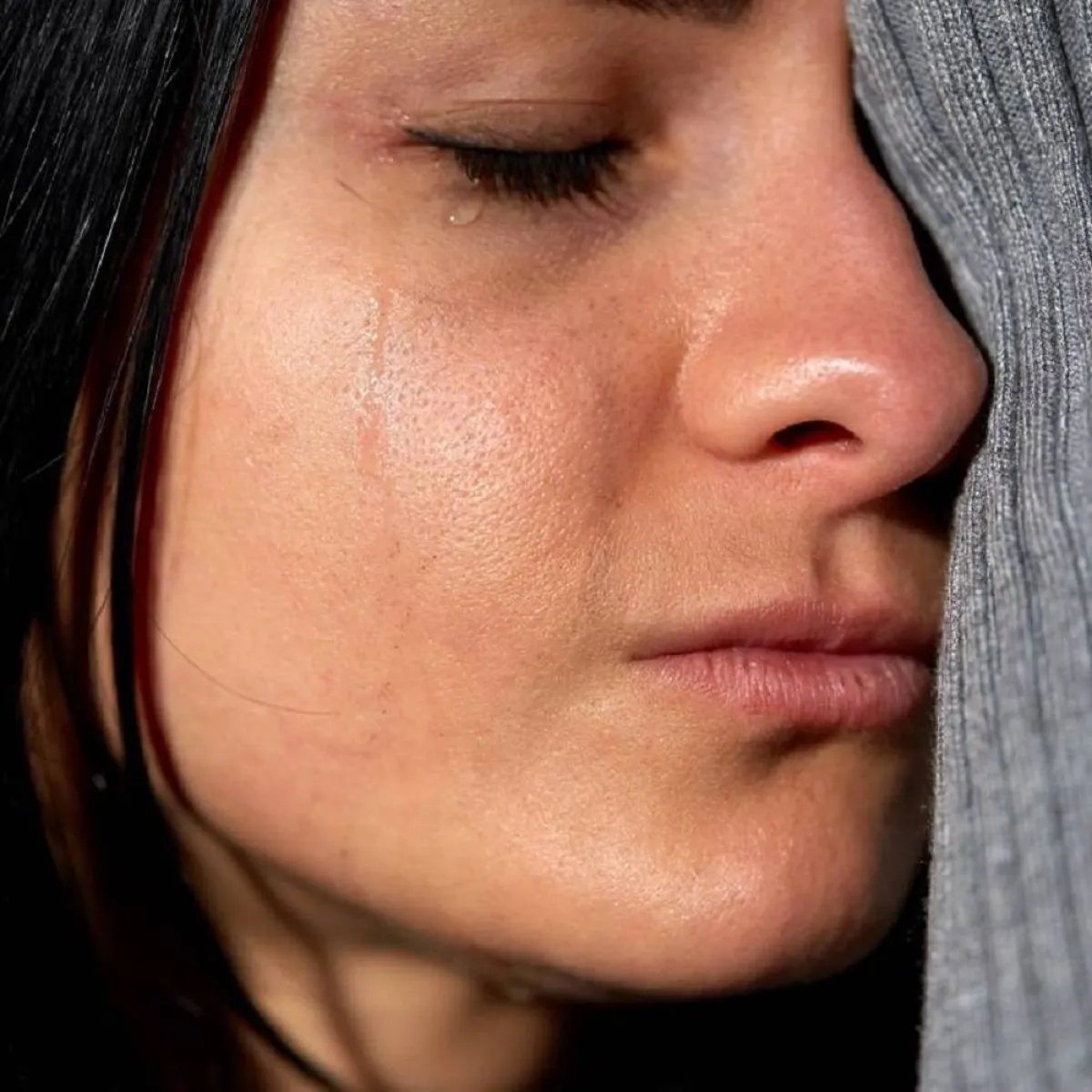 صورة لحامل مكتئبة