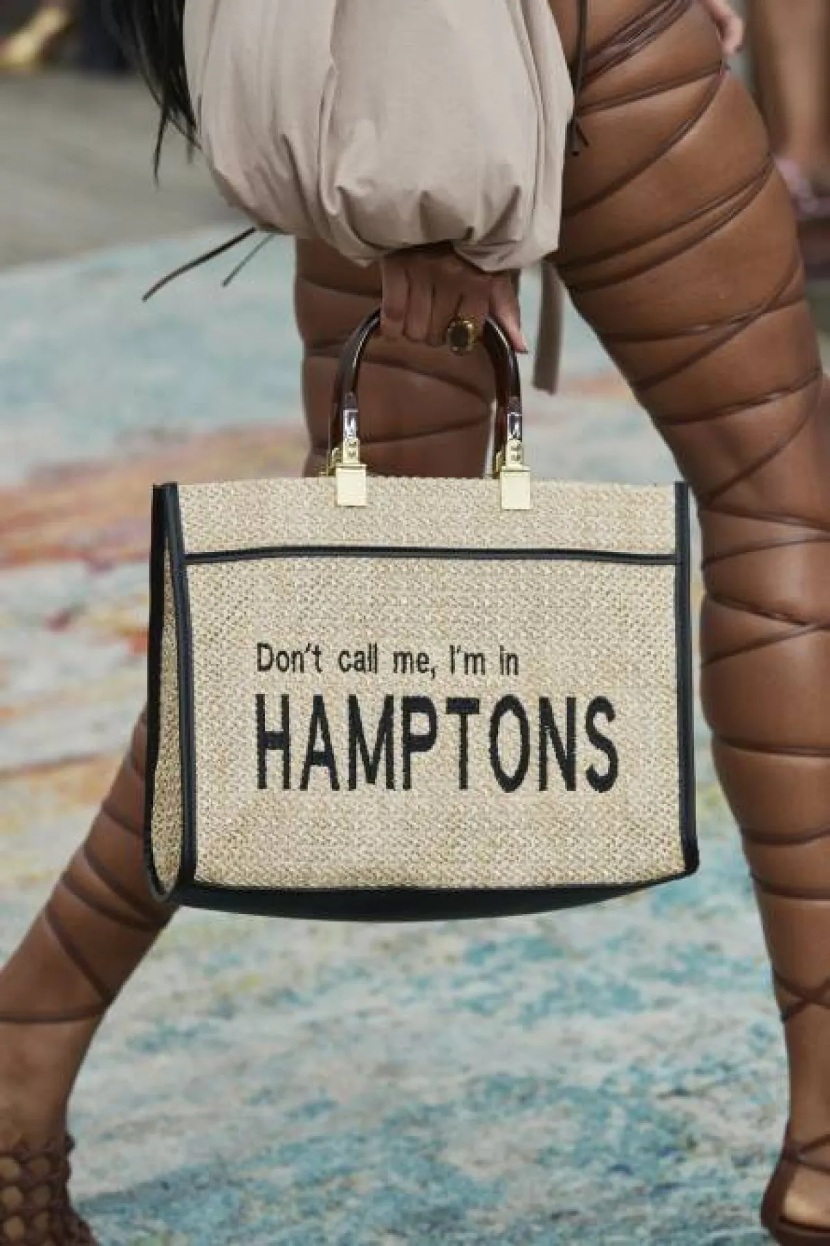 حقيبة من الرافيا من برونكس اند بانكو