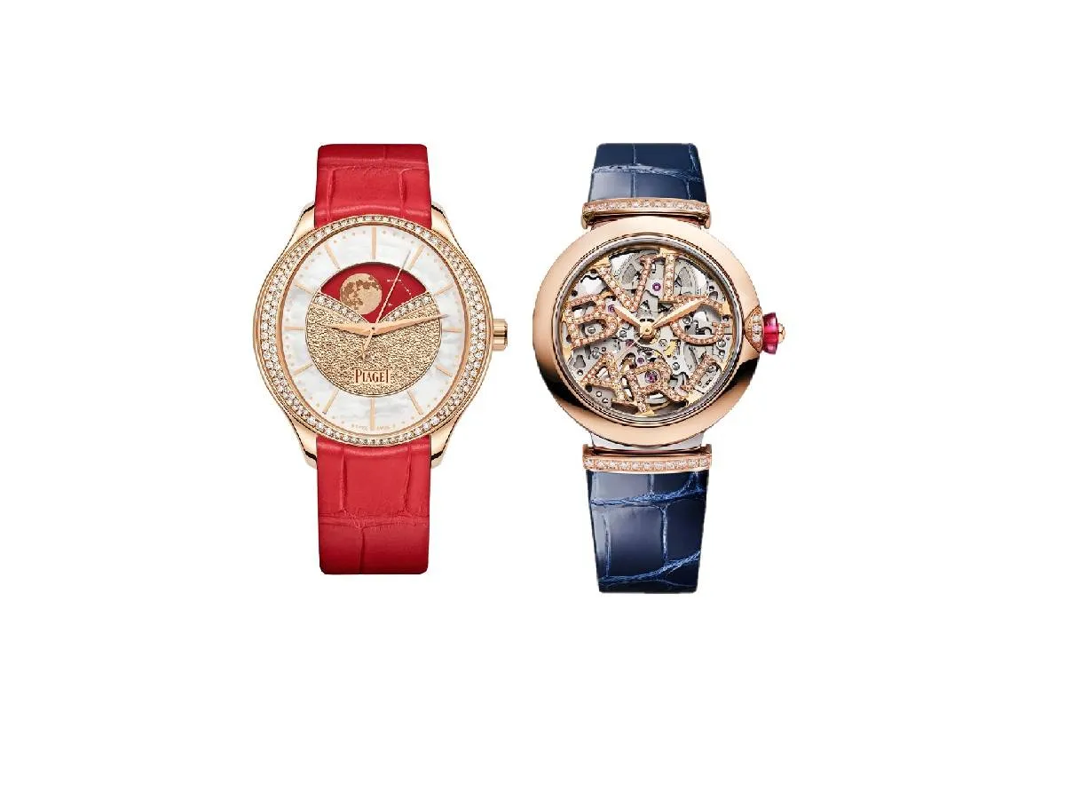 موديلات ساعات مزينة بشعار الماركة