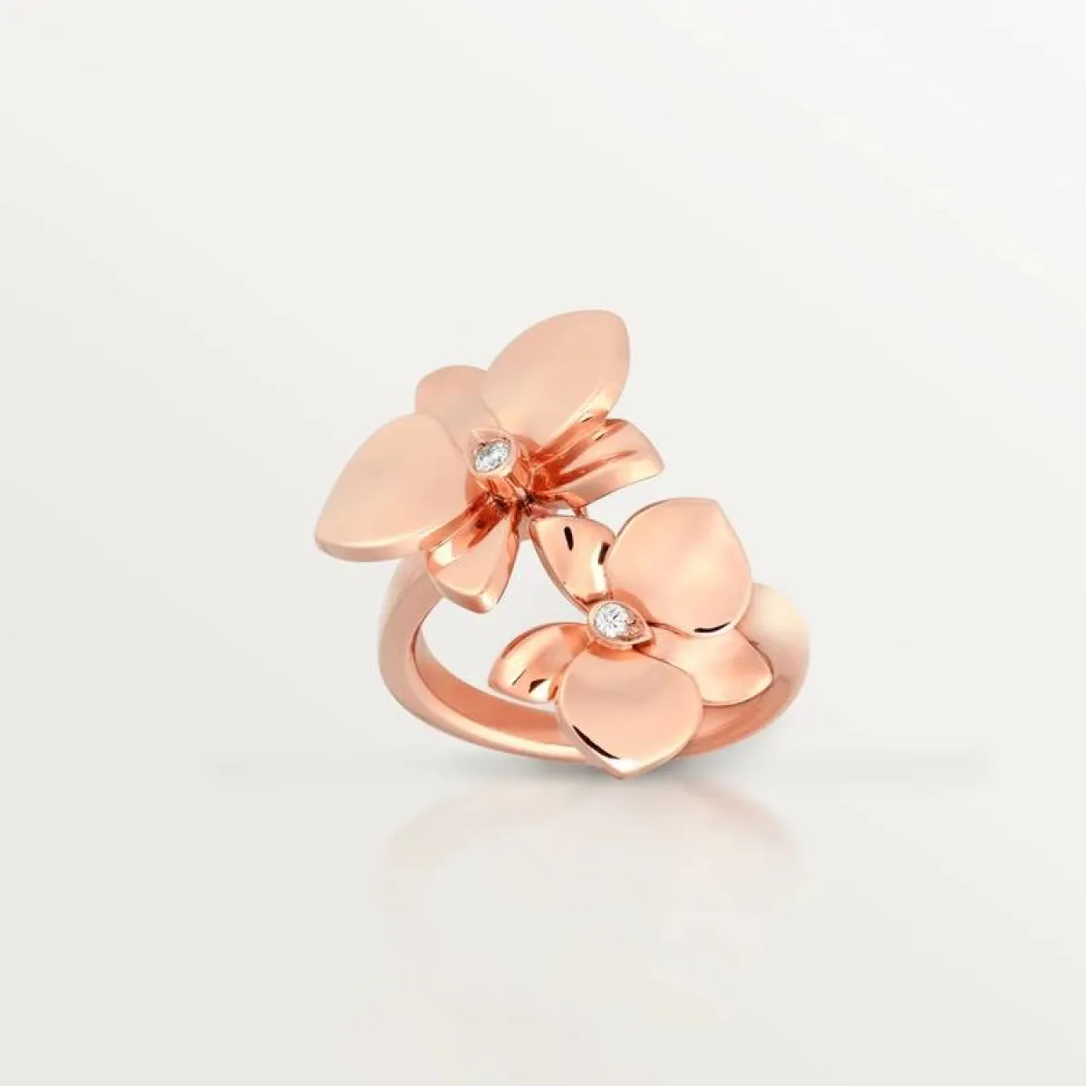 خاتم ذهب وردي مفتوح من كارتييه Cartier