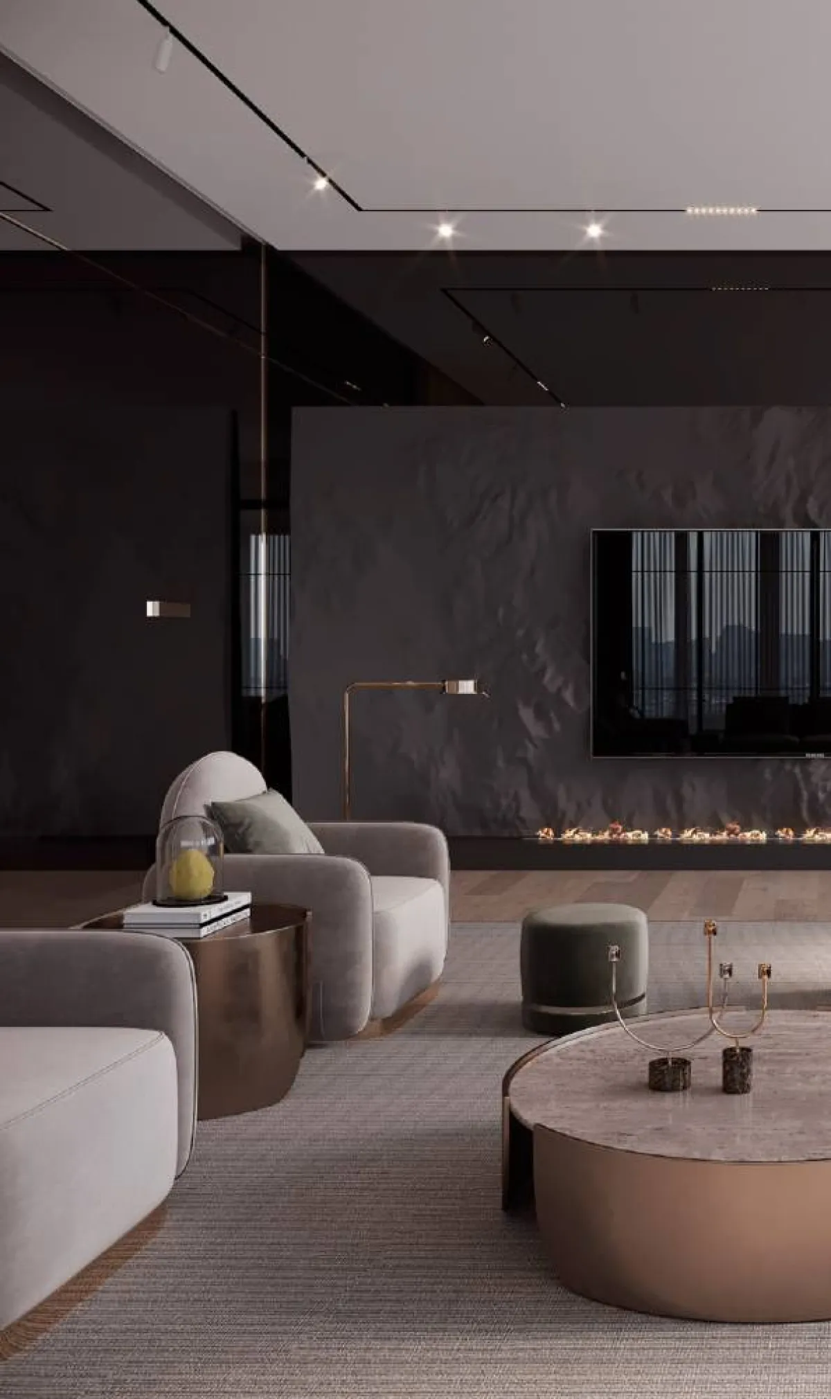 المساحات الداخليّة لا تخلو من فخامة