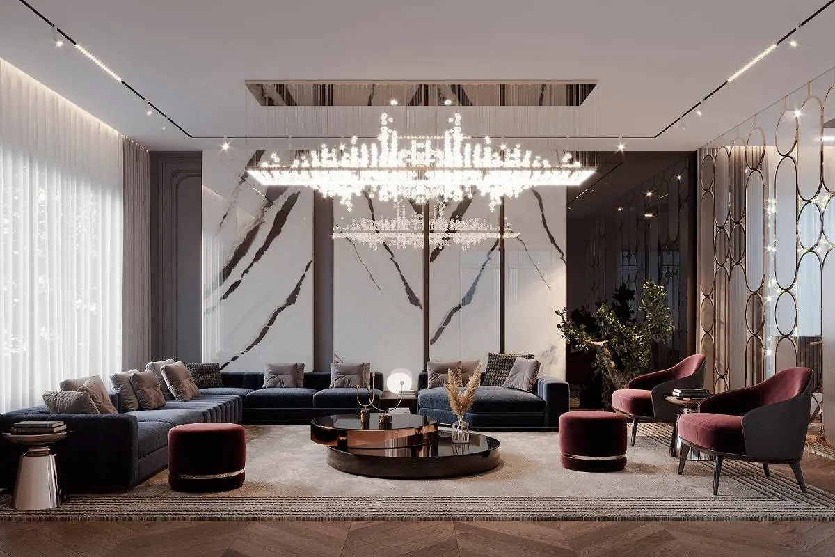 الأزرق يتقدّم الديكورات الصيفيّة ويدمج بالأحمر القاني أو الأسود أو الرمادي 