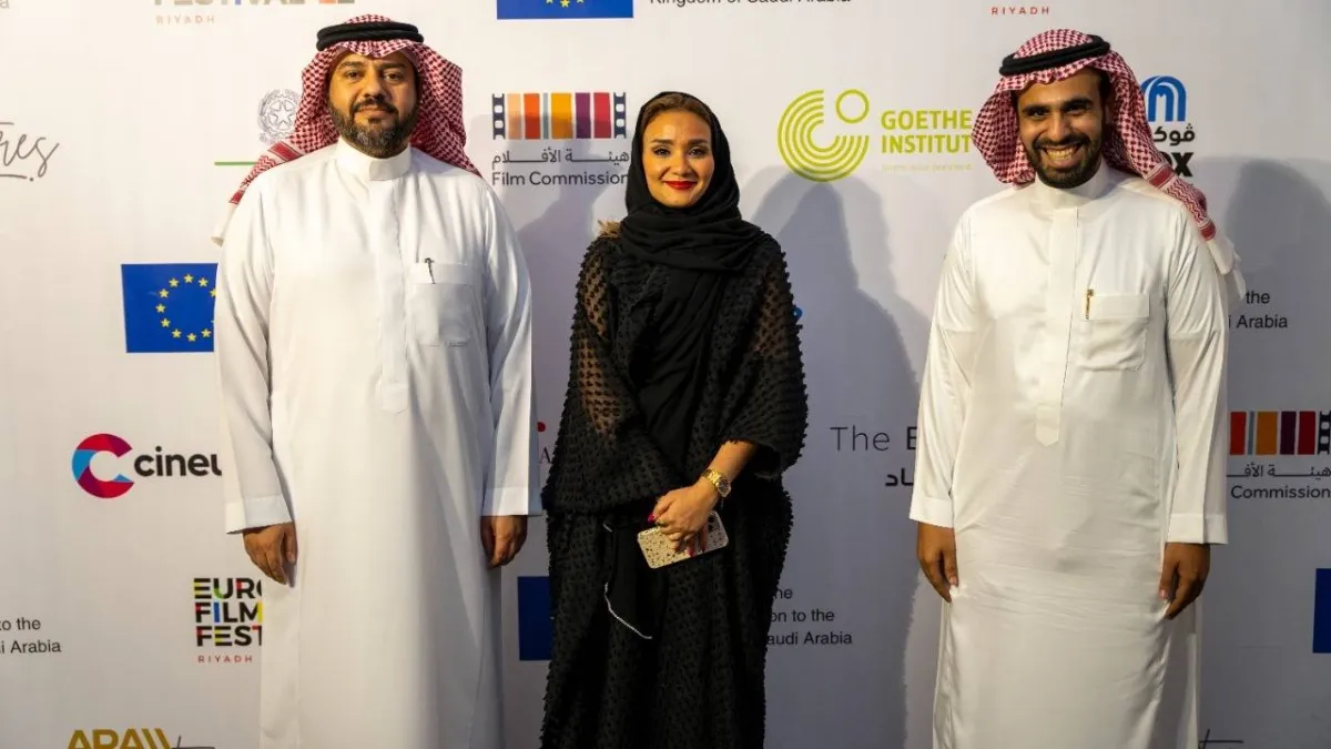 لقطة من افتتاح الدورة الأولى لمهرجان السينما الأوروبية - صورة من المكتب الإعلامي للمهرجان