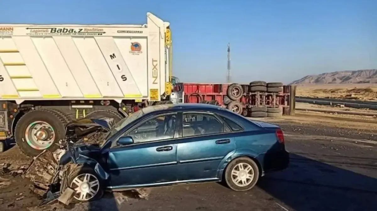 صورة الحادث - الصورة من حساب أحد أصدقاء الراحلة على فيسبوك