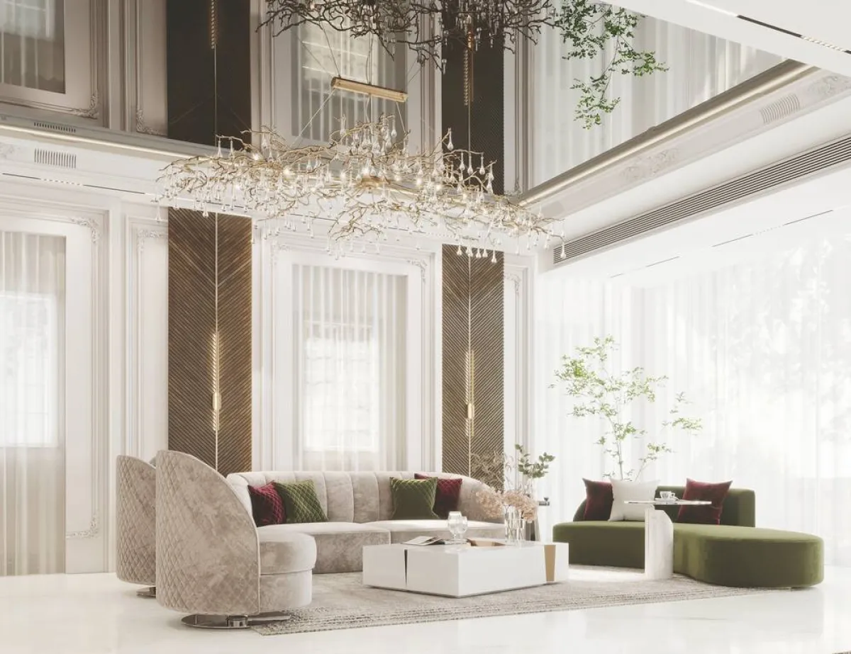 من أعمال مهندسة التصميم الداخلي نورا فارس