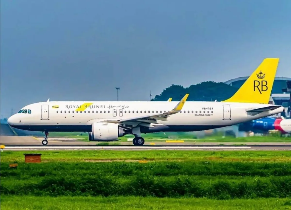 طائرة خطوط رويال بروناي الجوية- الصورة من حساب Royal Brunei Air على إنستغرام