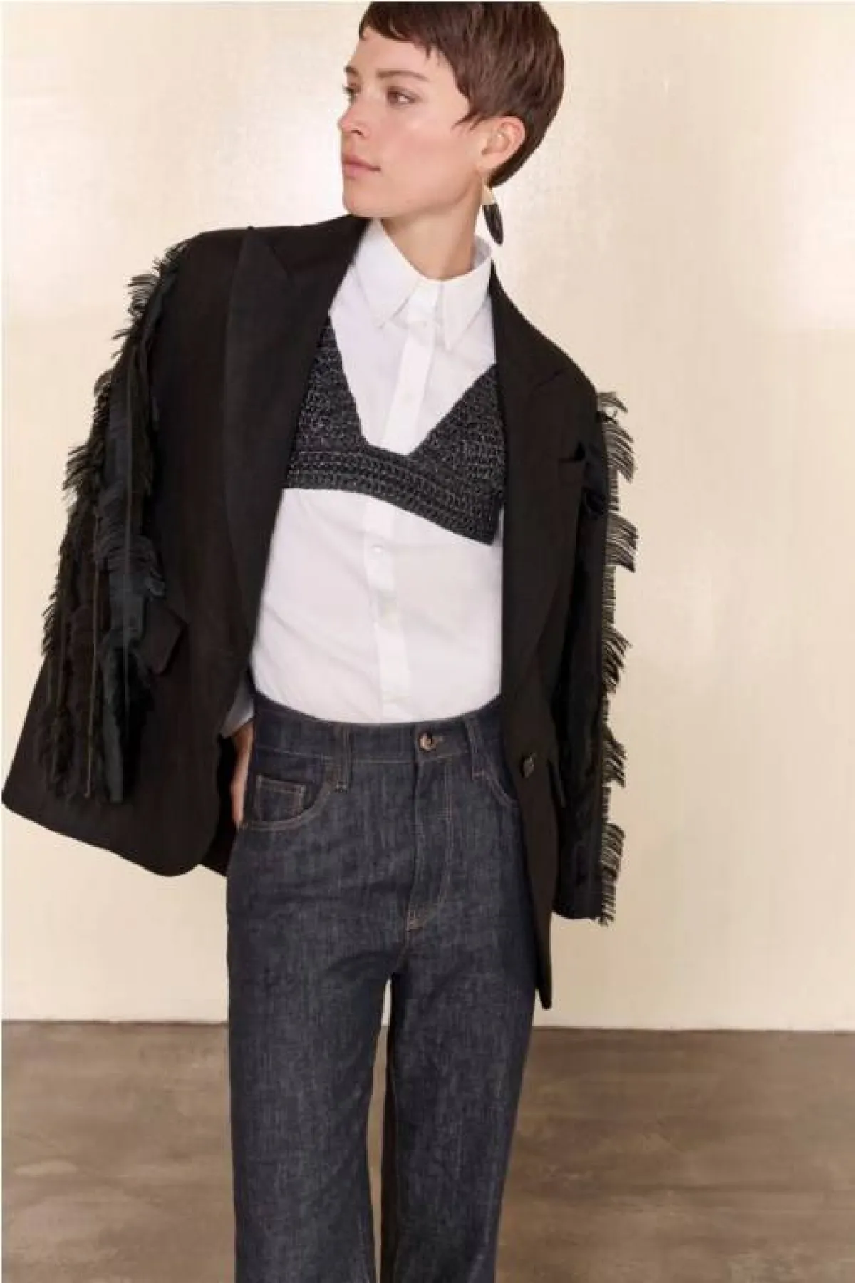 بنطلون جينز من برونيللو كوتشينيللي  Brunello Cucinelli