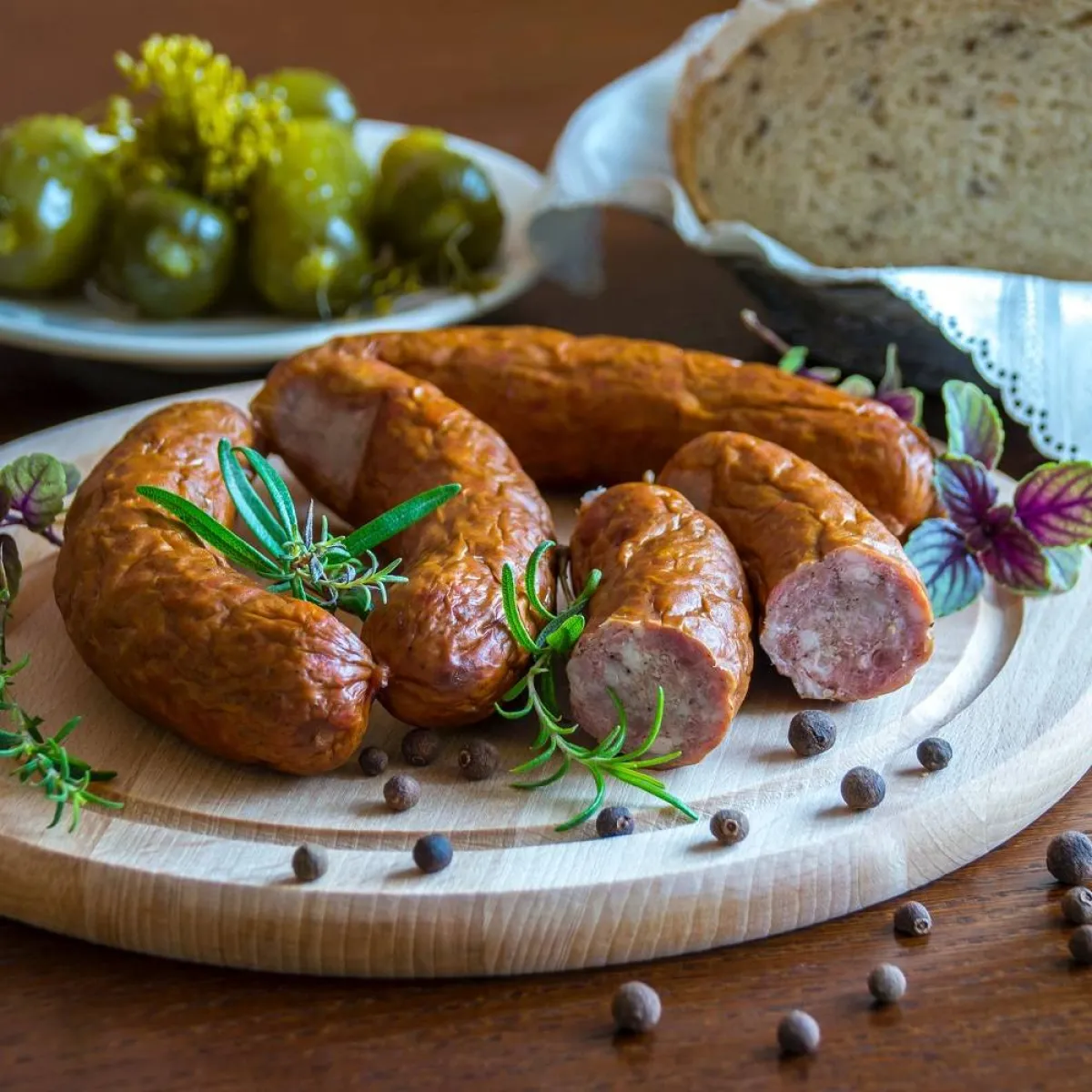 صورة لعدد من النقانق