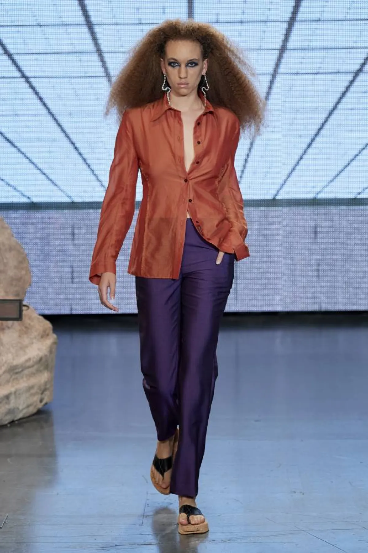 بنطلون بنفسجي Eftychia 