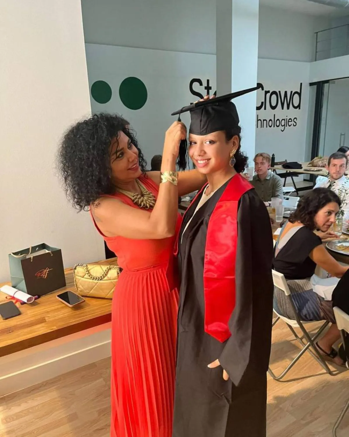 رانيا يوسف وابنتها نانسي من حفل التخرج - الصورة من حسابها على انستغرام