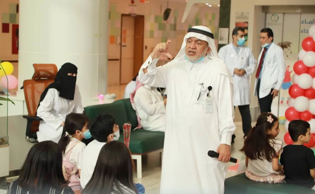 سعود الطبية تنظم فعالية توعوية بالأنيميا المنجلية