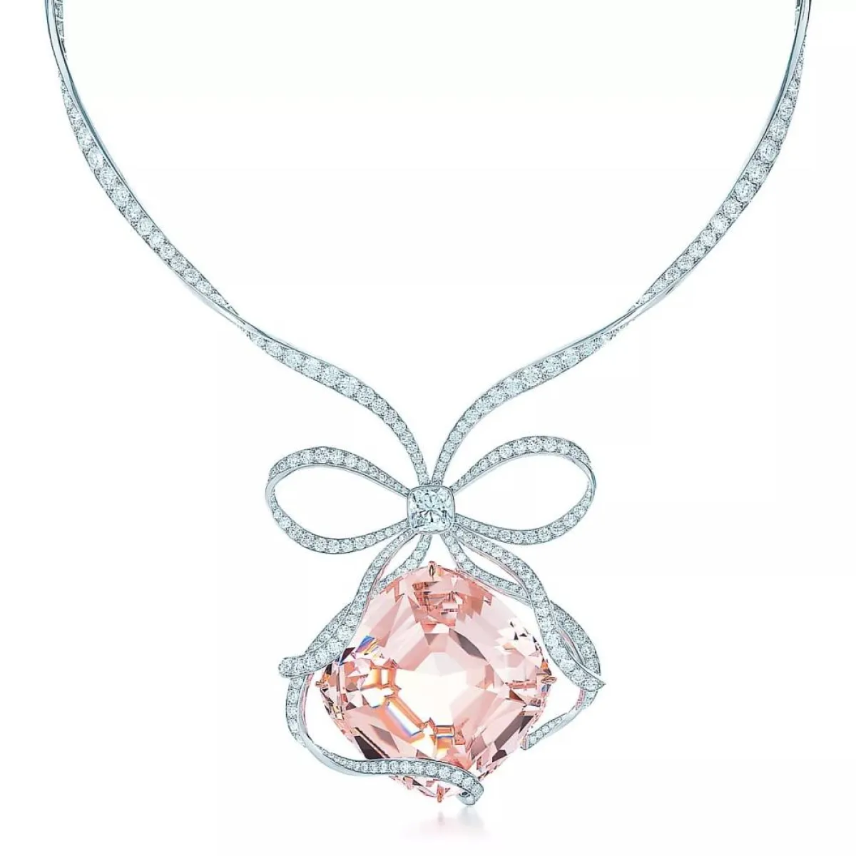 قلادة Tiffany Anniversary Morganite من تيفاني آند كو Tiffany&Co 