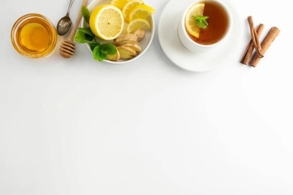 صورة لمشروب الزنجبيل بالعسل