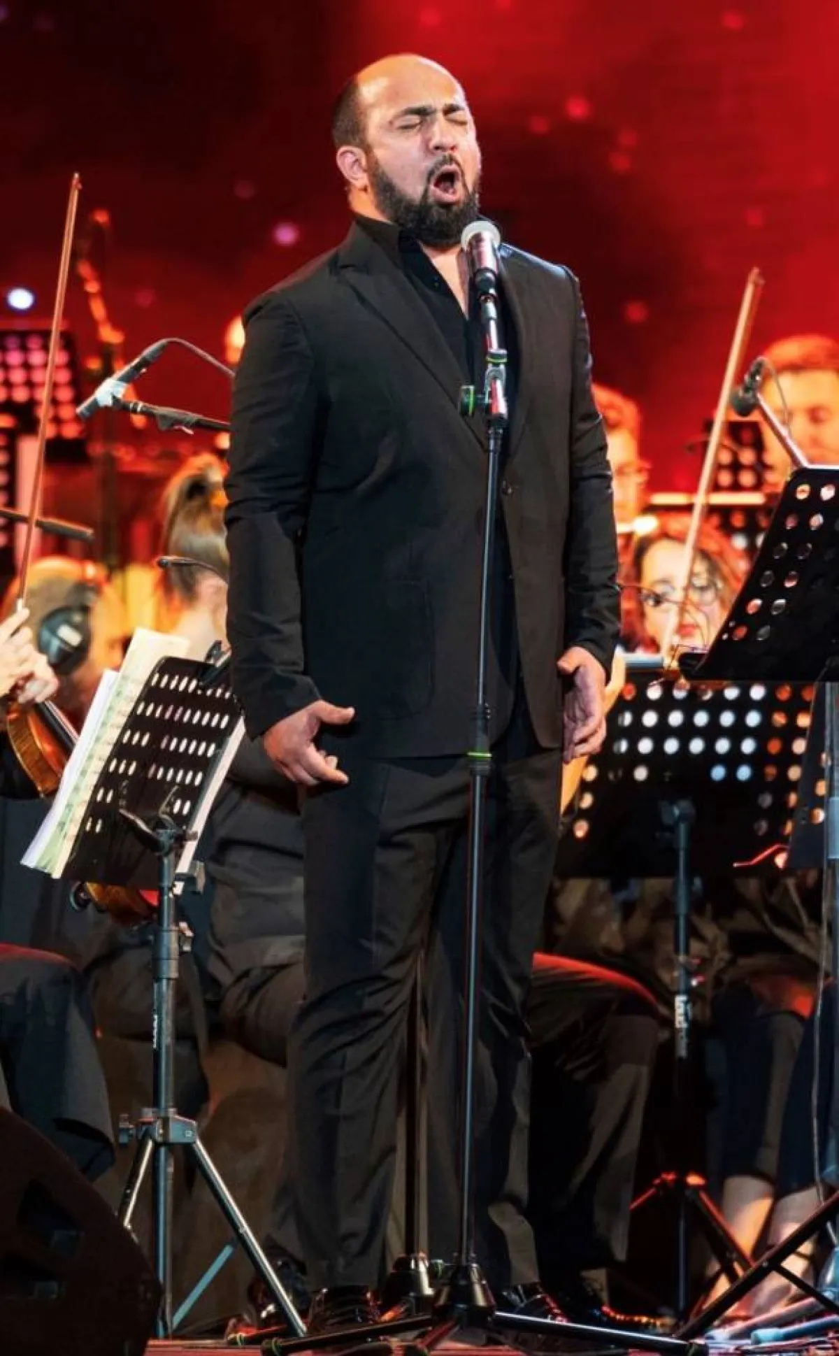 الفنان الأوبرالي الأرميني جيڤورغ هاكوبيان - الصورة من حساب وزارة الثقافة على الانستجرام