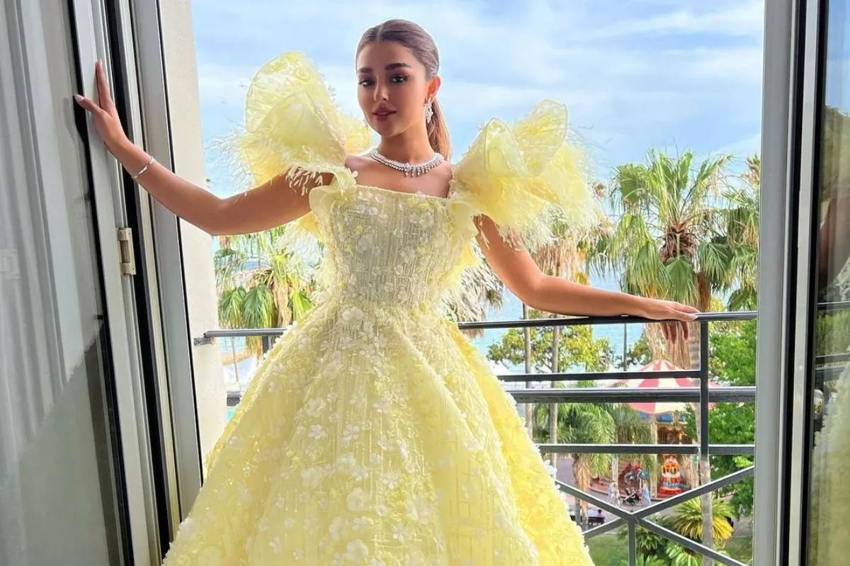 فستان خطوبة من وحي ألين سليمان